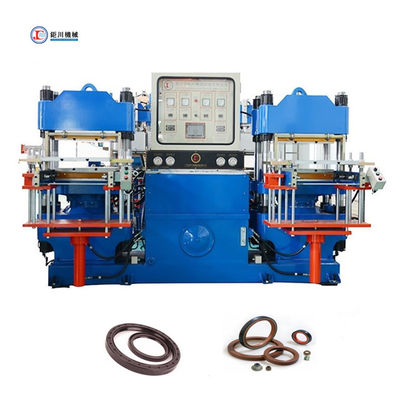 Rubber silicone vulcanizzante idraulica calda stampa stampaggio macchina per la produzione di sigillo O anello dalla fabbrica Cina