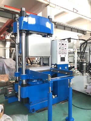singola bottiglia pieghevole di vulcanizzazione di gomma della ciotola del silicone della macchina di formatura di compressione di vuoto del posto di lavoro 300ton
