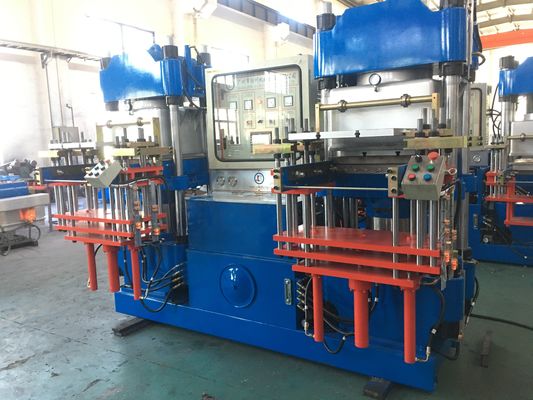 Macchina per gomma di silicone a pressione a vuoto blu ad alta produttività con CE per la produzione di prodotti di silicone di gomma