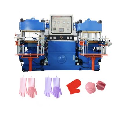 Macchina per la fabbricazione di guanti in silicone da 200 tonnellate/macchina per la vulcanizzazione idraulica a pressione calda per la fabbricazione di utensili da cucina