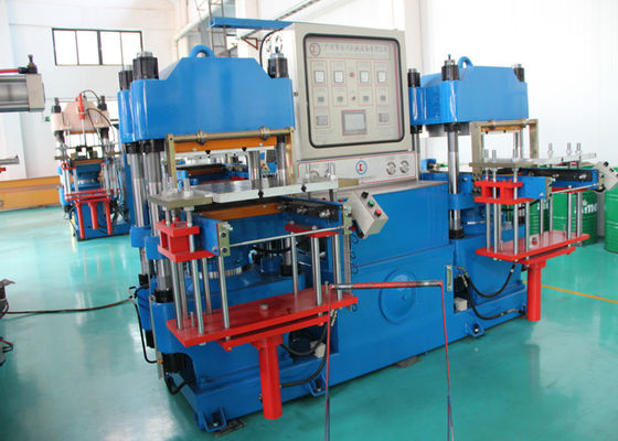 Four Column Silicone Injection Molding Machine , Custom Rubber Vulcanization Molding Machine