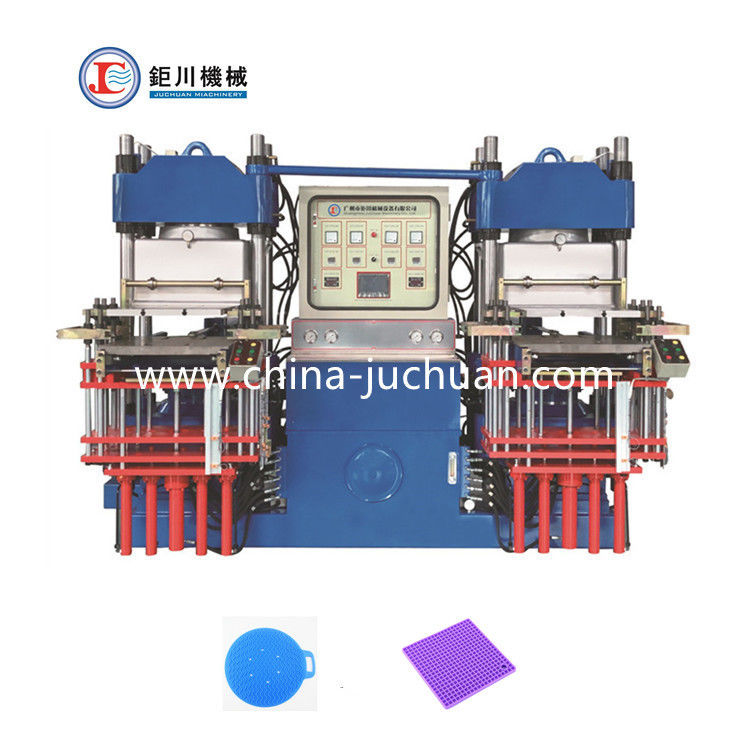 Macchine per la produzione di prodotti di gomma idraulica Modellazione a compressione a vuoto per tappetino resistente al calore