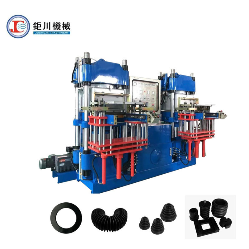 Macchina di stampaggio a compressione a vuoto automatica di gomma per la fabbricazione di anelli interni di gomma per copertura del volante