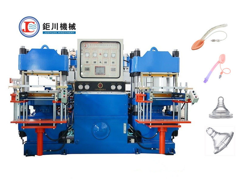 100 tonnellate - 1200 tonnellate Cina Prezzo di fabbrica Bianco o blu Colorato idraulico macchina per la stampa a caldo per la fabbricazione di tappi di gomma medica